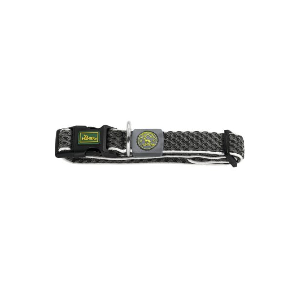Hunter Collare per Cani Regolabile Hilo Vario Antracite Riflettente