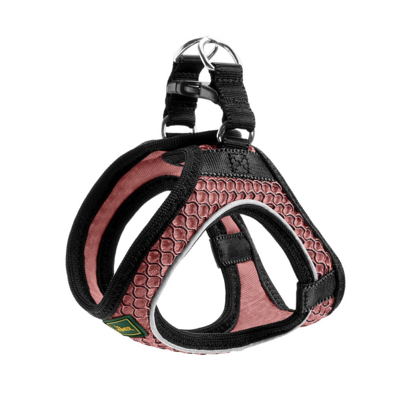 Hunter Pettorina per Cani Hilo Comfort Rosa Antico Riflettente