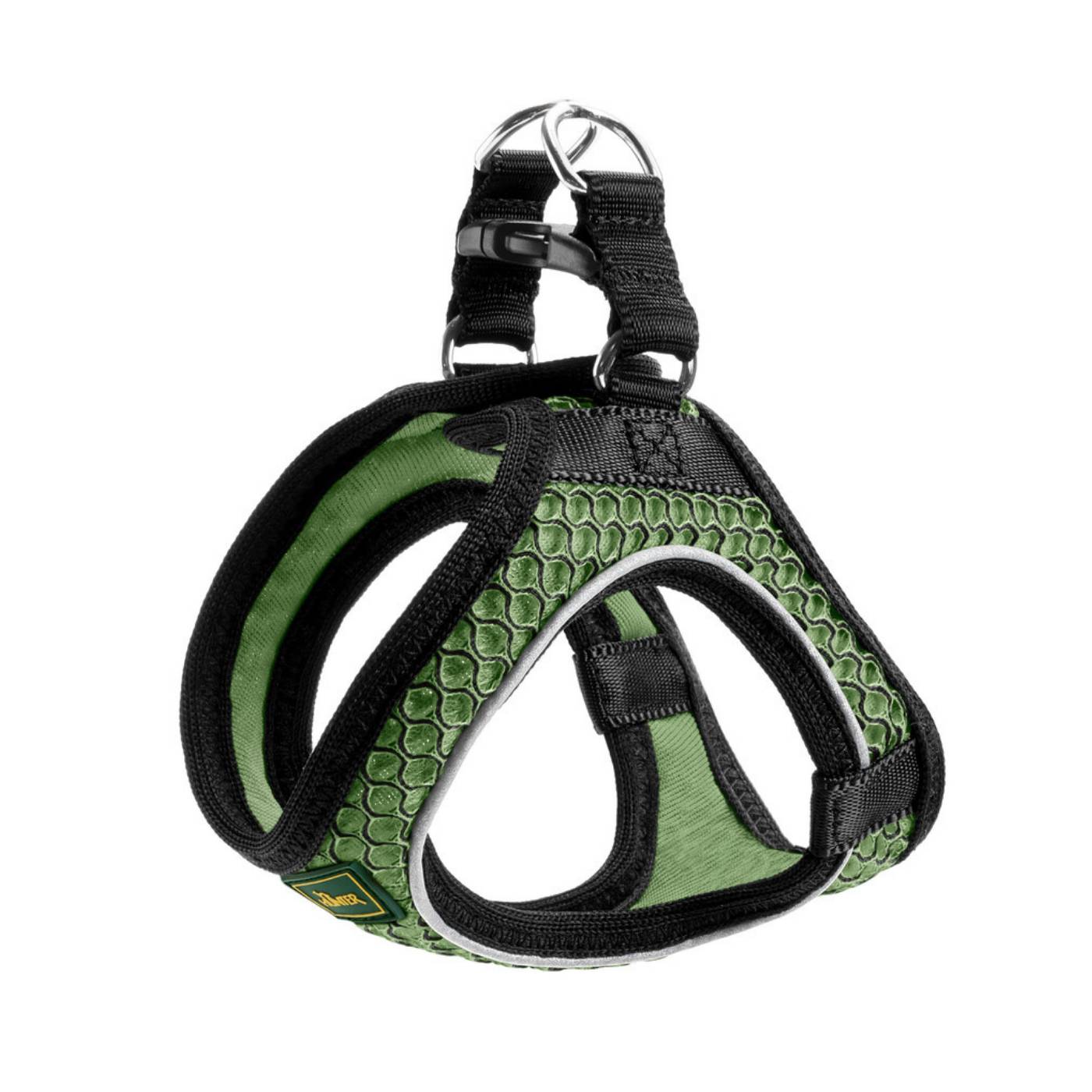 Hunter Pettorina per Cani Hilo Comfort Verde Chiaro Riflettente