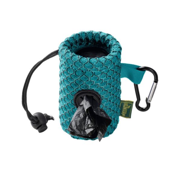 Hunter Porta Sacchetti Igienici per Cani Hilo Turchese 9,5 x 5 cm
