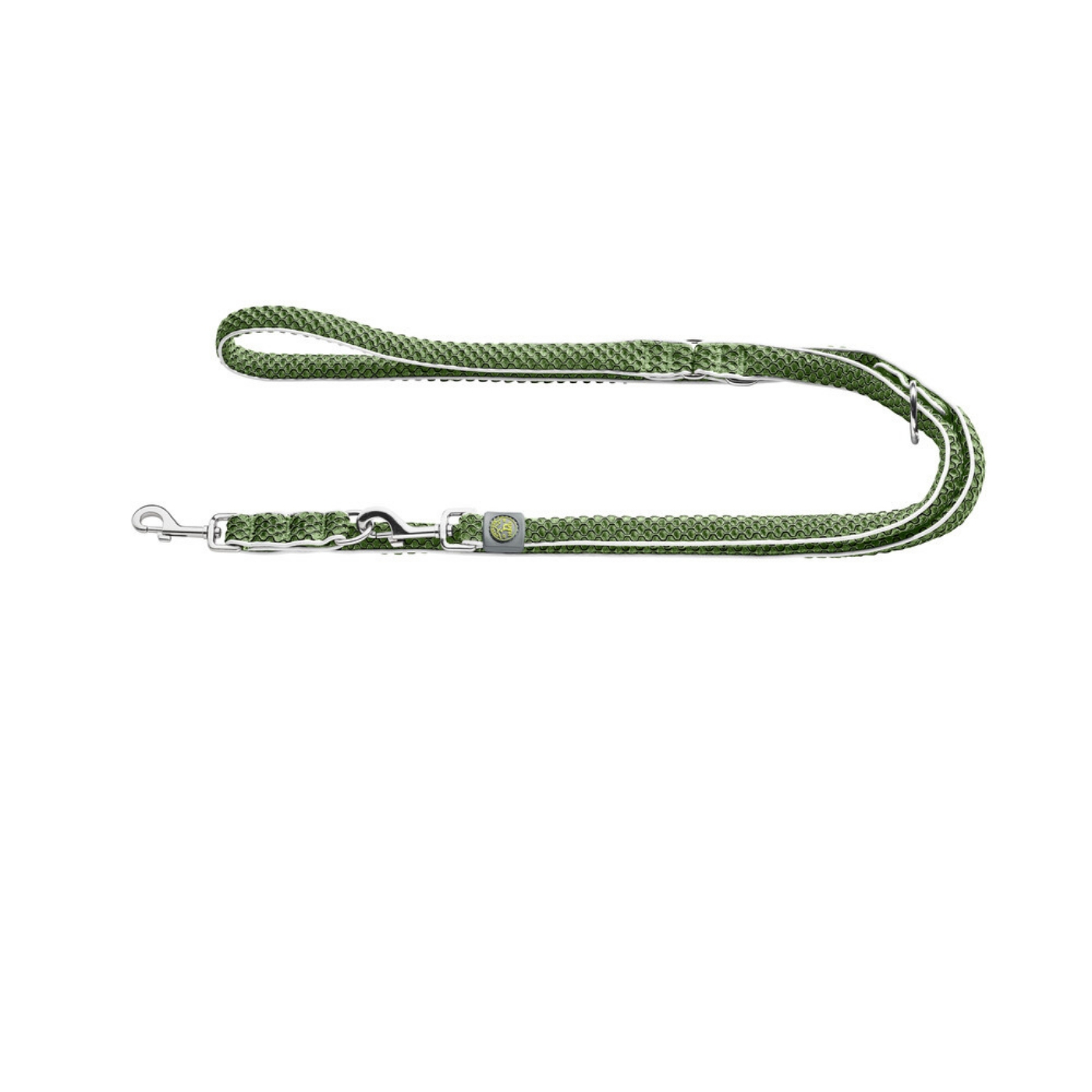 Hunter Guinzaglio da Passeggio Regolabile Hilo Verde Chiaro Riflettente