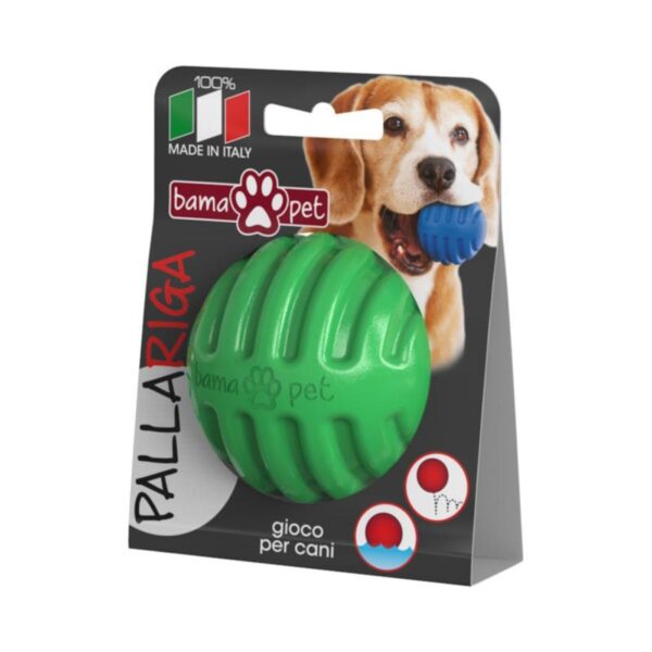 Bama Pet Palla Riga Gioco per Cani