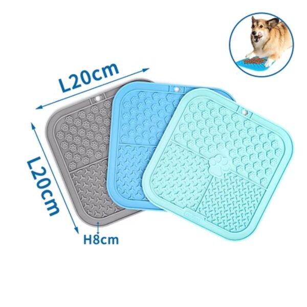 Tappetino Lick Mat colori assortiti per Cani 20 x 20 x H 0.6 cm