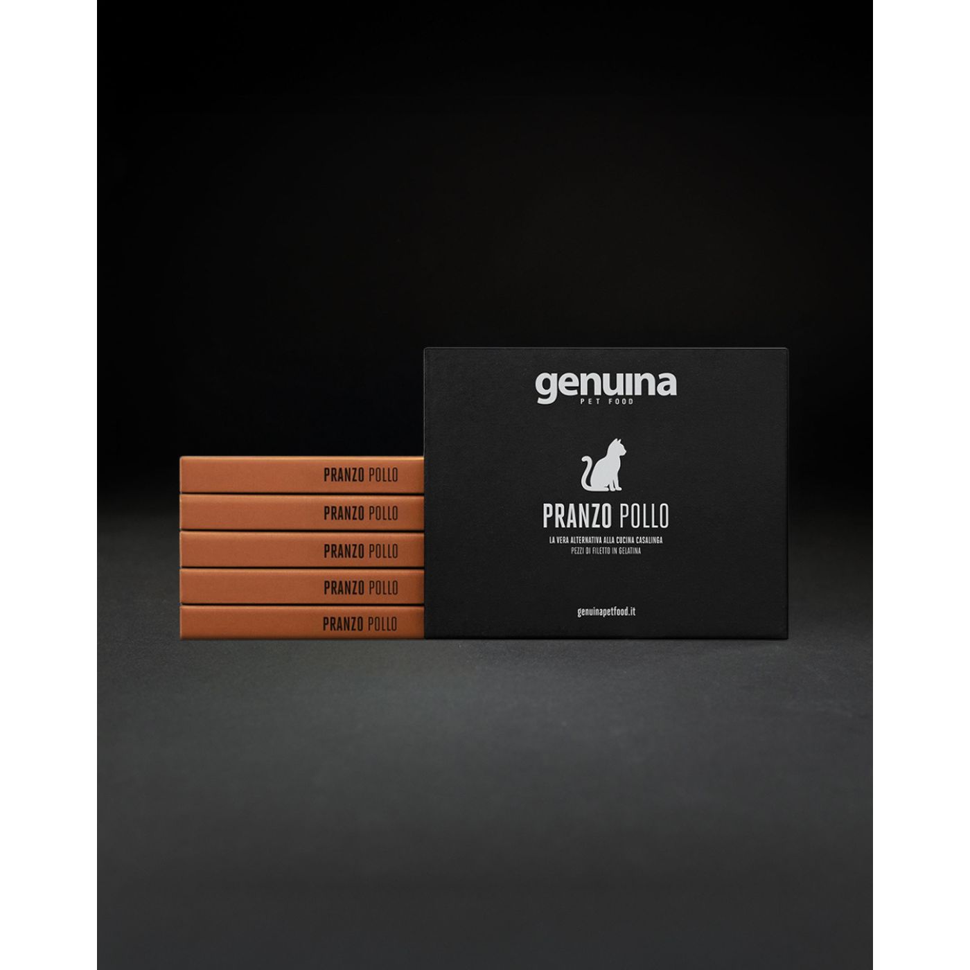 Genuina Natural Pet Food Pranzo Pollo in Salsa per Gatti 85 g