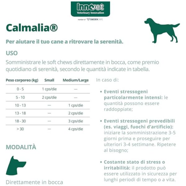 Calmalia per Cani 30 Soft Chews Innovet
