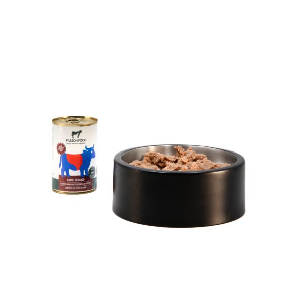 Fasson Food Carne di Manzo Alimento Completo Umido Monoproteico per Cani 400g