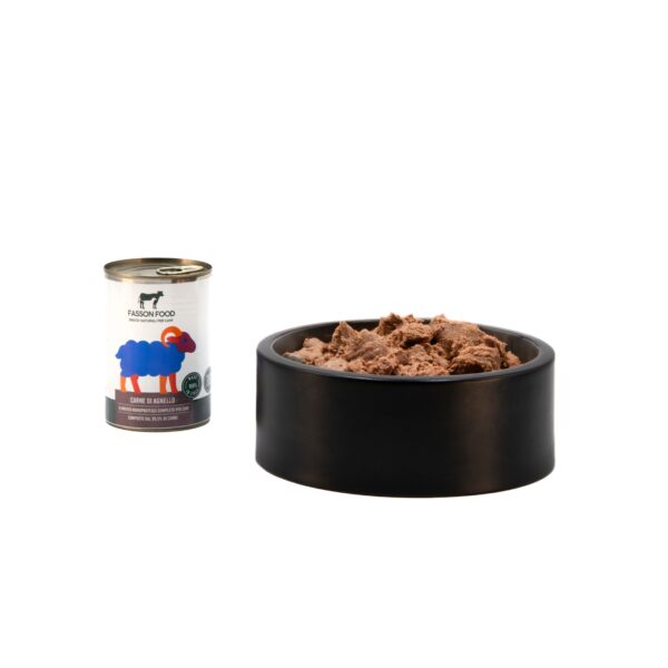 Fasson Food Carne di Agnello Alimento Completo Umido Monoproteico per Cani 400g