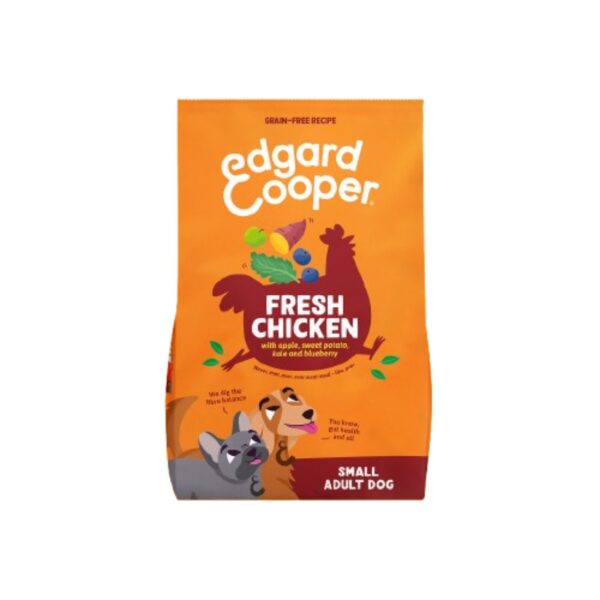 sacco 700 g crocchetta piccola s edgard & cooper pollo per cani adulti