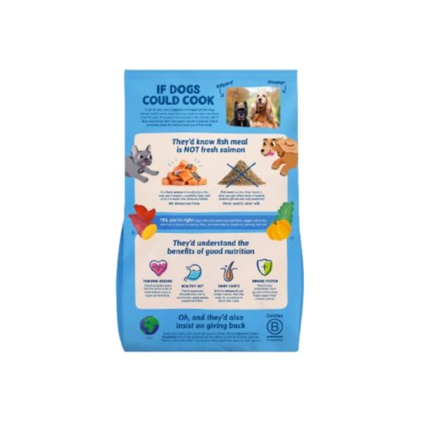 sacco 7 kg crocchetta media m edgard & cooper salmone norvegese per cani adulti