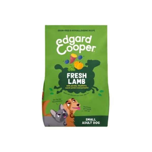 SACCO 3 Kg CROCCHETTA PICCOLA S - Edgard & Cooper Agnello per Cani Adulti