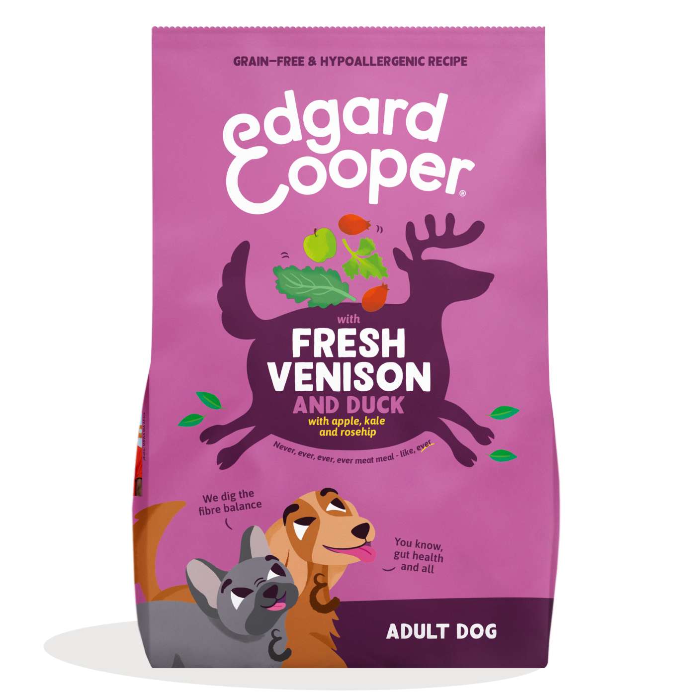 Edgard &Cooper Cervo e Anatra per Cani Adulti