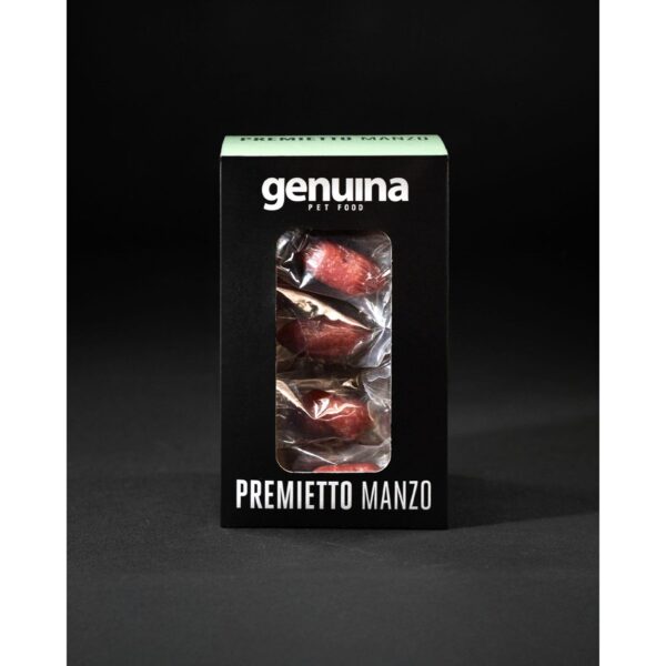 Genuina Natural Pet Food Premietti Snack per Cani Carne di Manzo 25 Pezzi