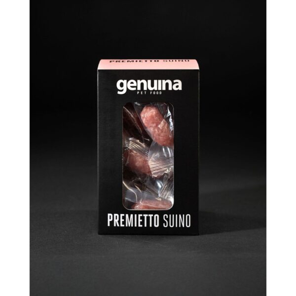 Genuina Natural Pet Food Premietti Snack per Cani Carne di Suino 25 Pezzi