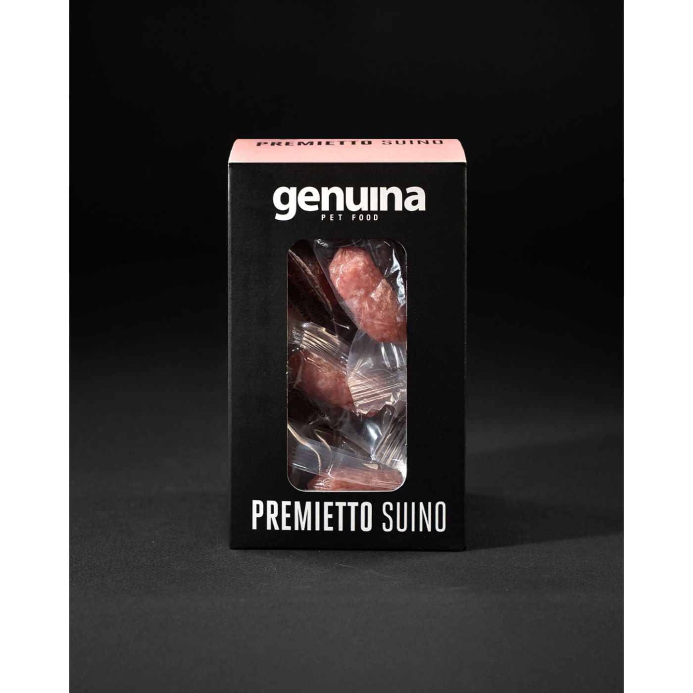Genuina Natural Pet Food Premietti Snack per Cani Carne di Suino 25 Pezzi