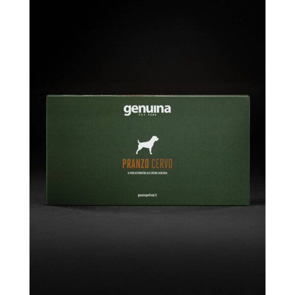 1 pz x 200 g pranzo cervo per cani genuina natural pet food