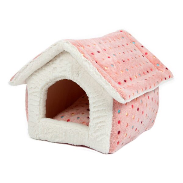 Ferribiella Cuccia Casetta Morbida per Cani e Gatti 58 x 48 x 54 cm