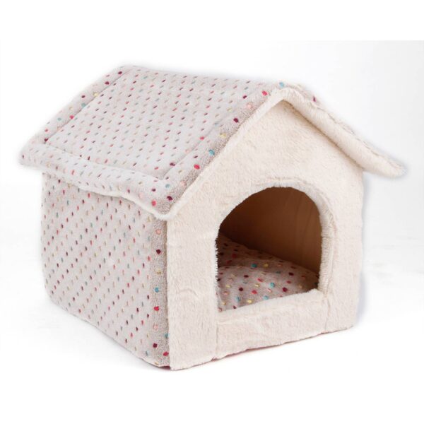 Ferribiella Cuccia Casetta Morbida per Cani e Gatti 58 x 48 x 54 cm