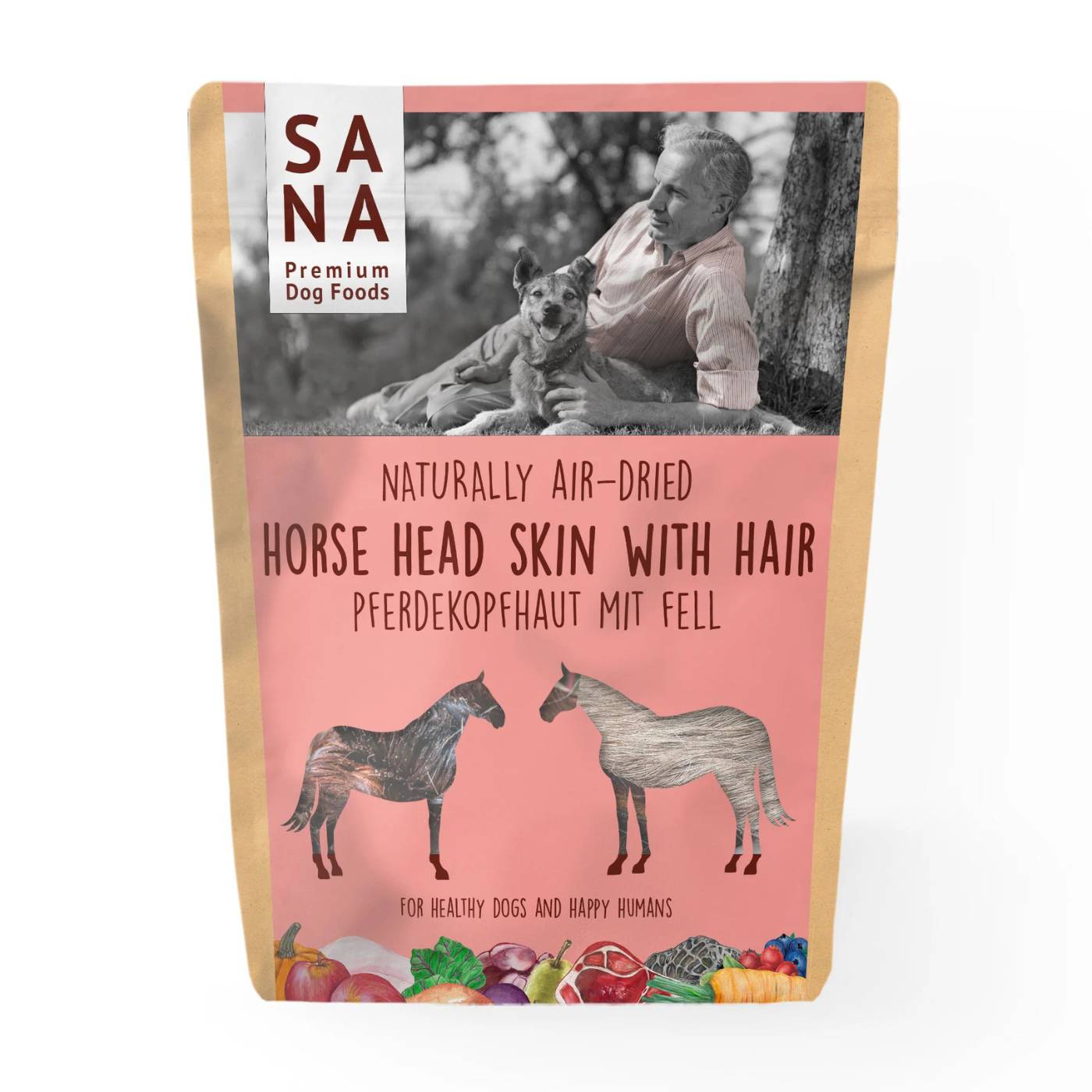 Sanadog Snack per Cani Pelle di Cavallo con Pelo Masticativo Naturale