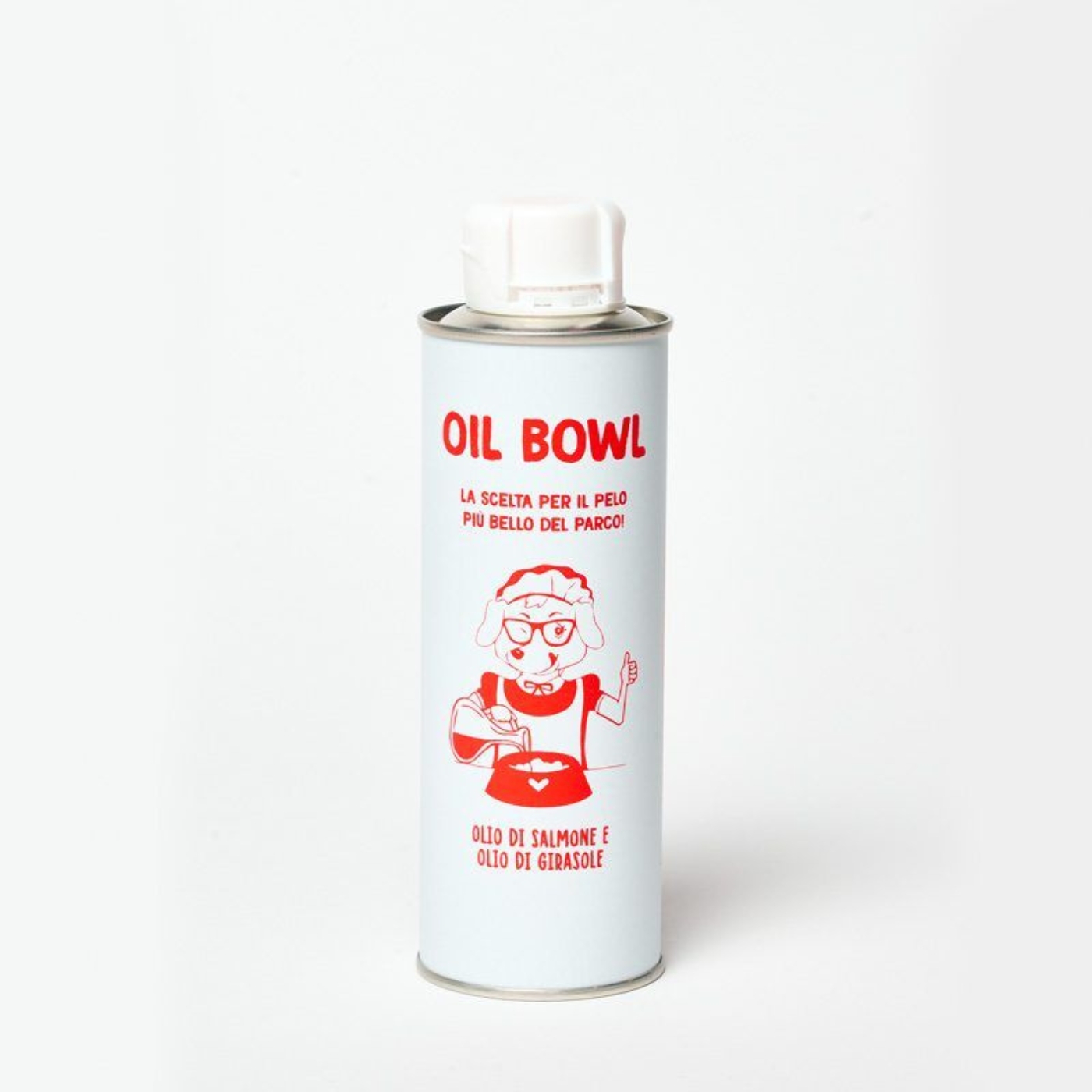 Real Bowl Olio di Salmone Girasole e Lino per Cani Oilbowl