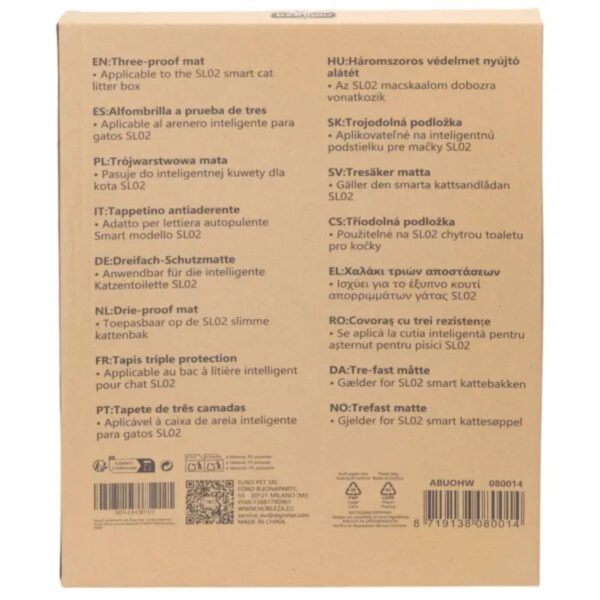Tappetino Antiaderente Compatibile con Lettiera Autopulente Smart per Gatti Modello SL02