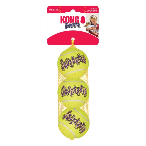 Kong Air Squeaker Tennis Ball Gioco per Cani Palla da Tennis