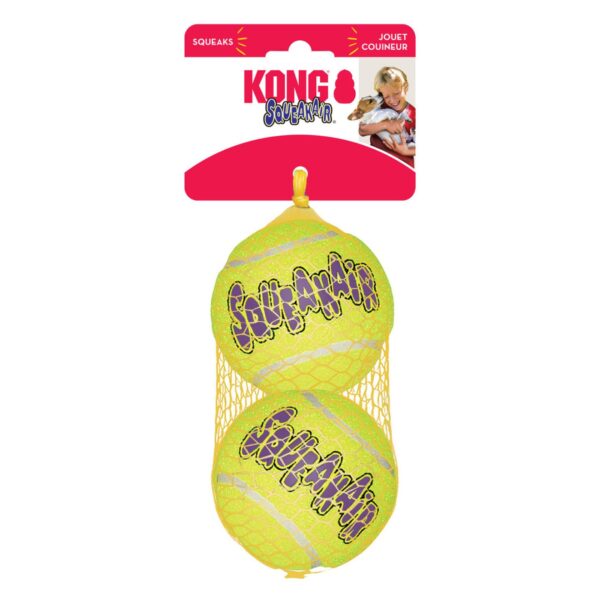 Kong Air Squeaker Tennis Ball Gioco per Cani Palla da Tennis