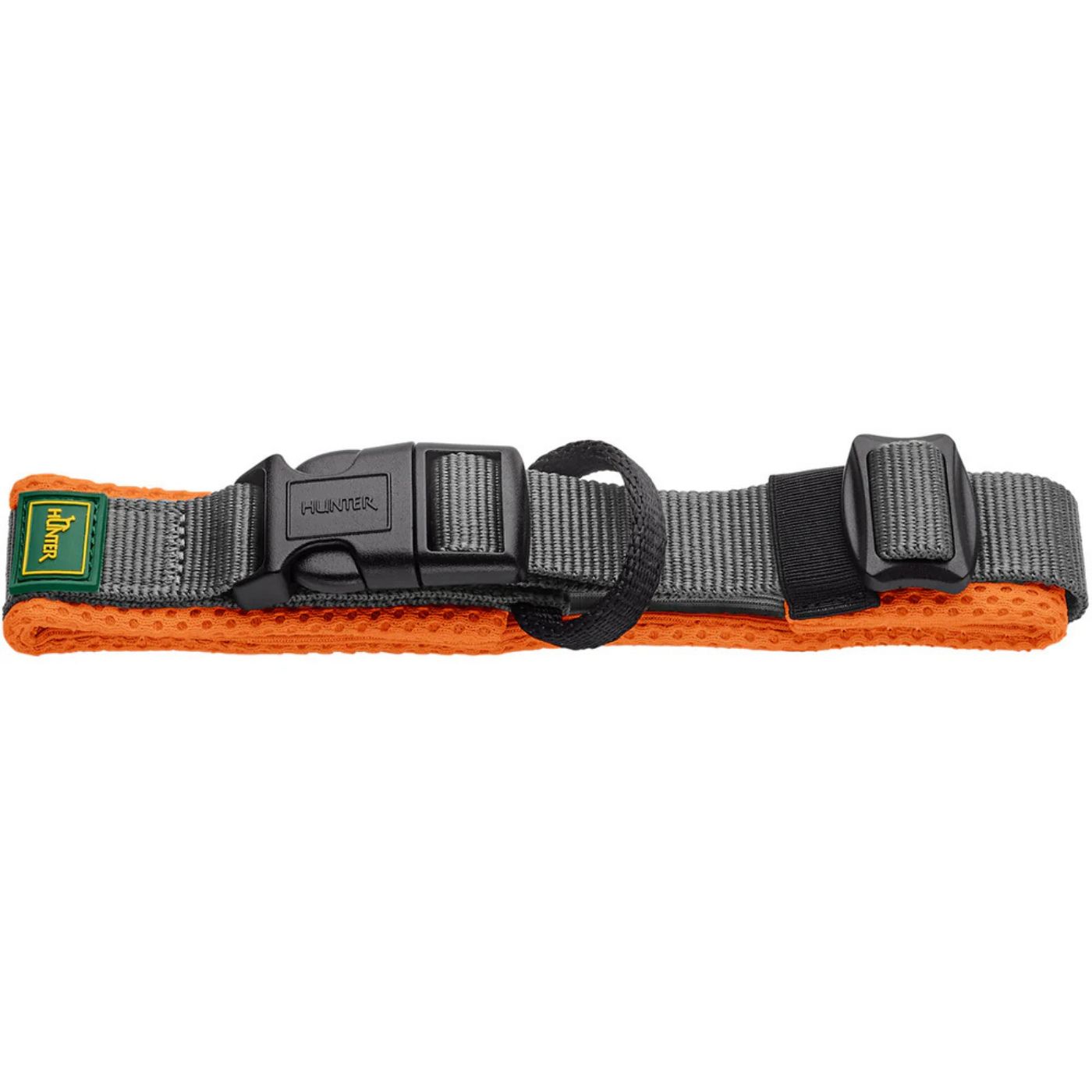 Hunter Collare per Cani Regolabile Maldon Arancione/Grigio Riflettente