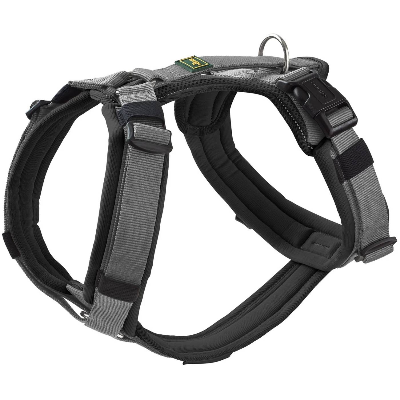 Hunter Pettorina per Cani Maldon Up Nero/Grigio Riflettente