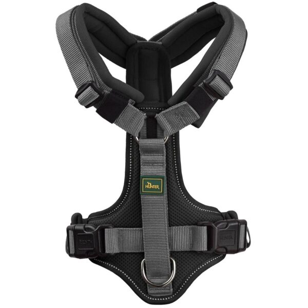 Hunter Pettorina per Cani Maldon Up Nero/Grigio Riflettente