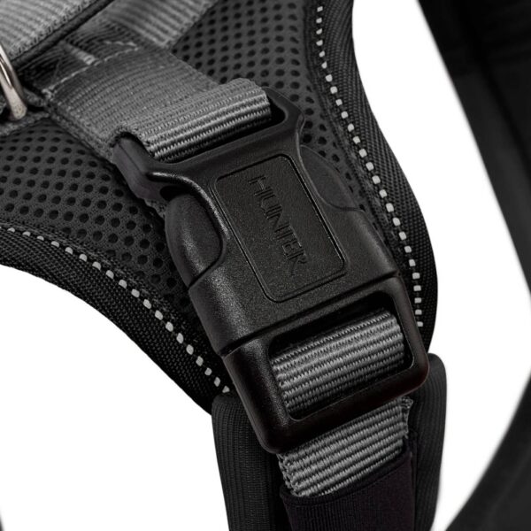 Hunter Pettorina per Cani Maldon Up Nero/Grigio Riflettente