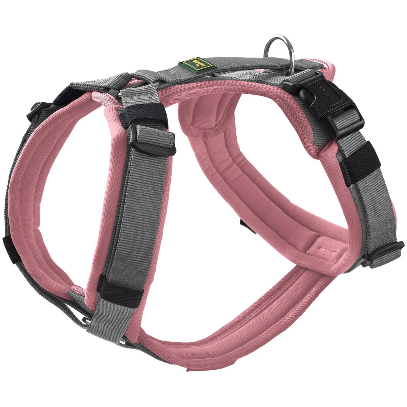 Hunter Pettorina per Cani Maldon Up Rosa Antico/Grigio Riflettente