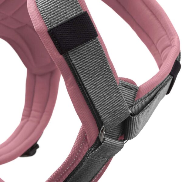 Hunter Pettorina per Cani Maldon Up Rosa Antico/Grigio Riflettente