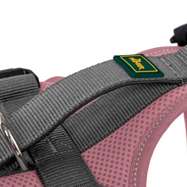 Hunter Pettorina per Cani Maldon Up Rosa Antico/Grigio Riflettente