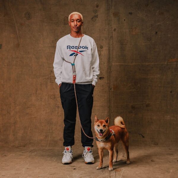 Zee.Dog Guinzaglio per Cani Mani Libere Reebok Suede