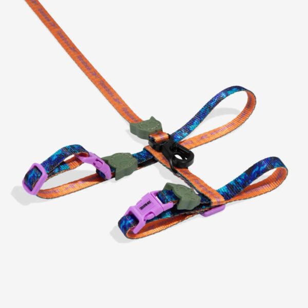 Zee.Cat Set Pettorina e Guinzaglio per Gatti Reebok Trekk