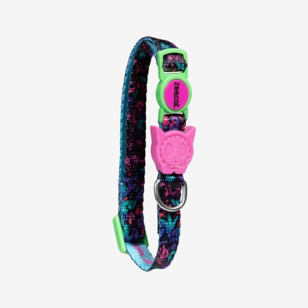 Zee.Cat Collare per Gatti Regolabile Reebok Aerobic 20 - 30 cm