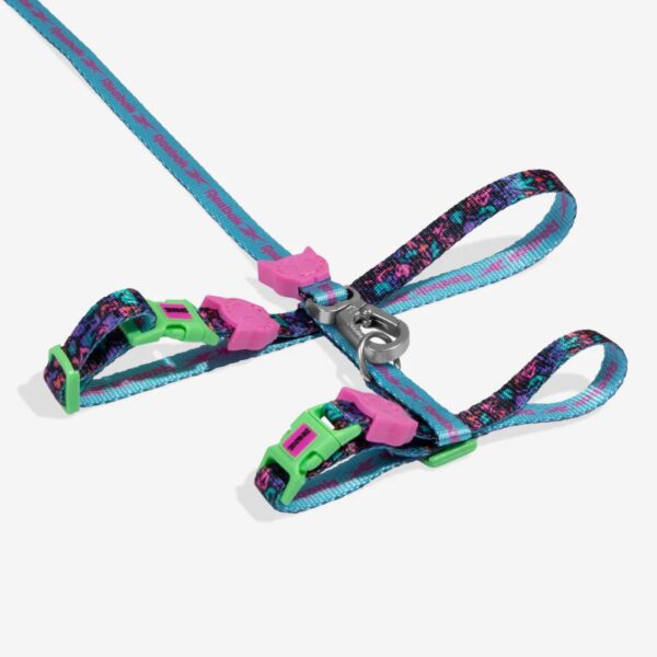 Zee.Cat Set Pettorina e Guinzaglio per Gatti Reebok Aerobic