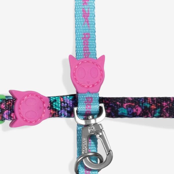 Zee.Cat Set Pettorina e Guinzaglio per Gatti Reebok Aerobic