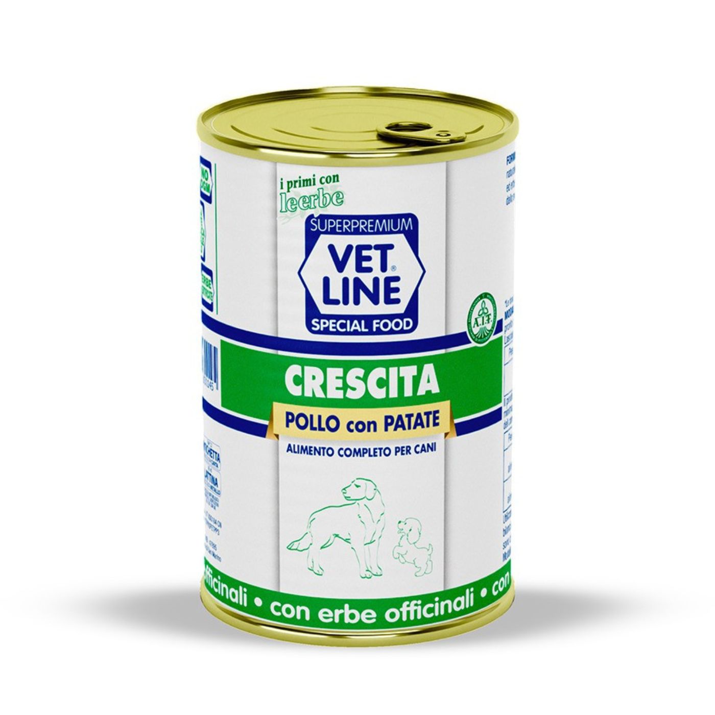 Vet Line Crescita Pollo e Patate Umido Monoproteico per Cuccioli 400 g