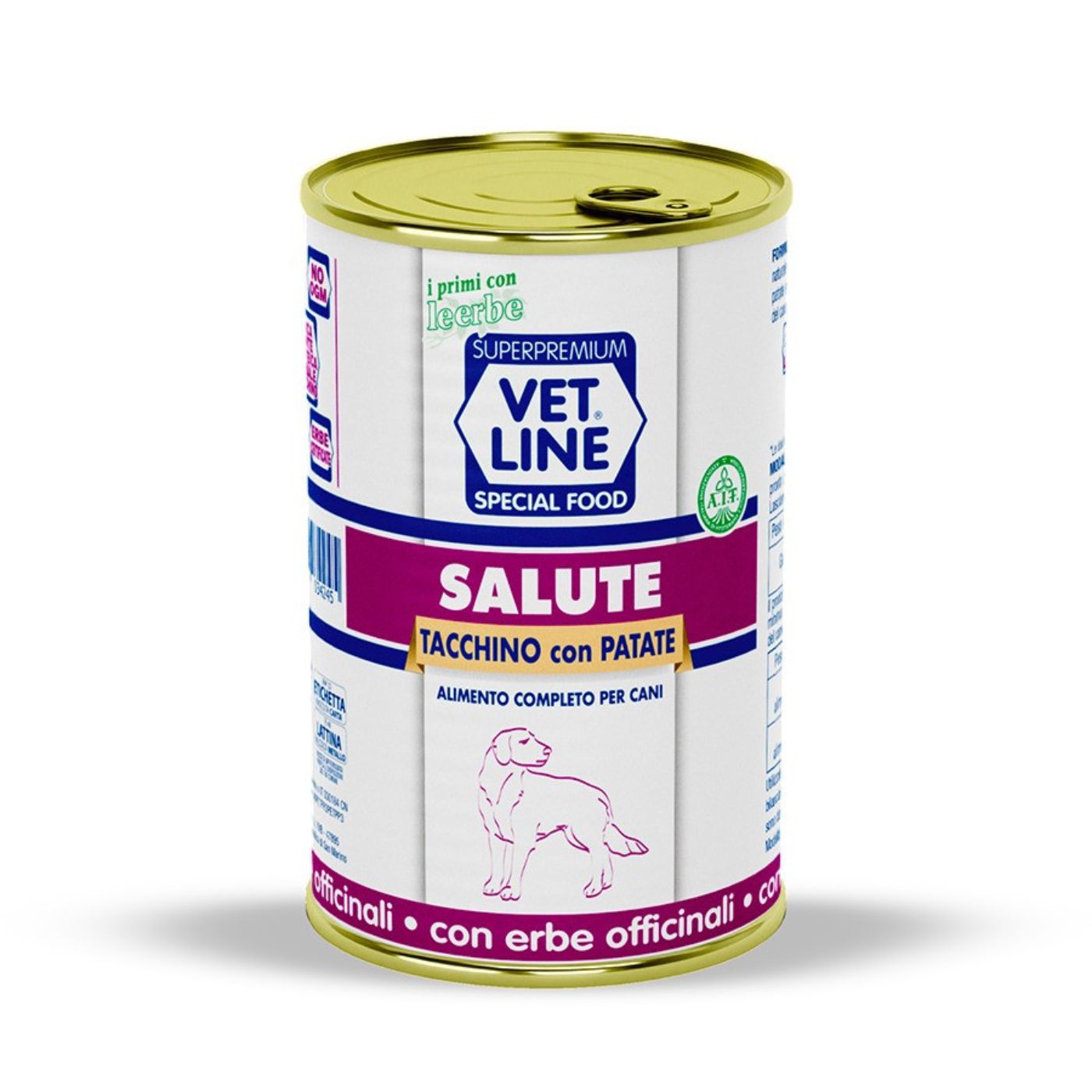 Vet Line Salute Tacchino con Patate Umido Monoproteico per Cani 400 g