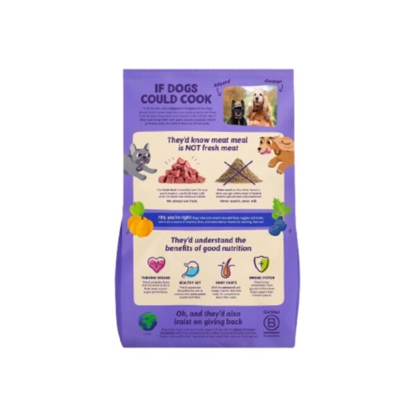 sacco 2,5 kg crocchetta media m edgard & cooper anatra monoproteico per cani adulti
