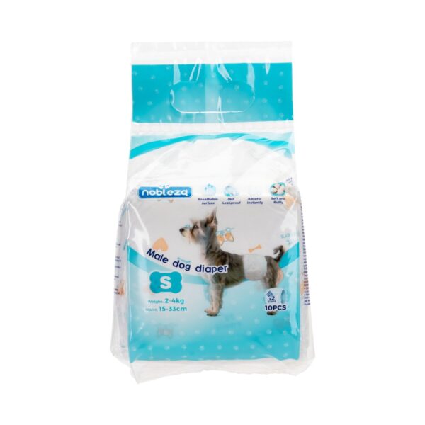 Nobleza Pannolini a Fascia per Cani Maschi 10 Pezzi