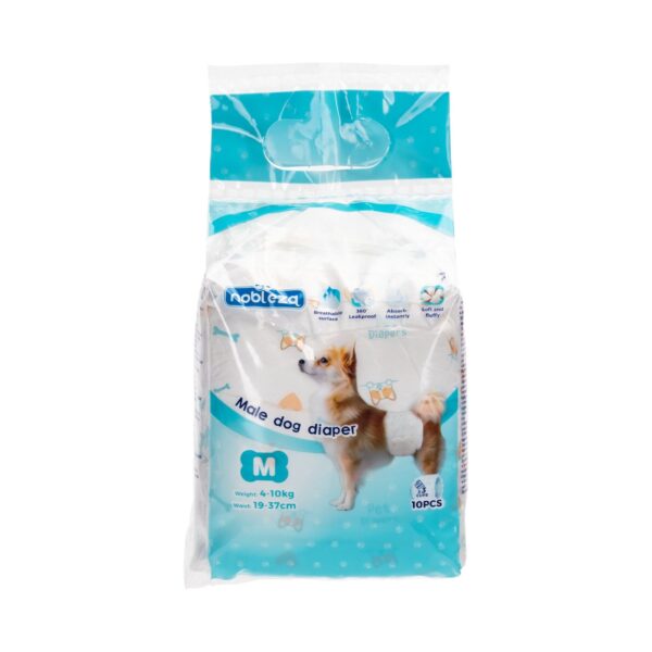 Nobleza Pannolini a Fascia per Cani Maschi 10 Pezzi