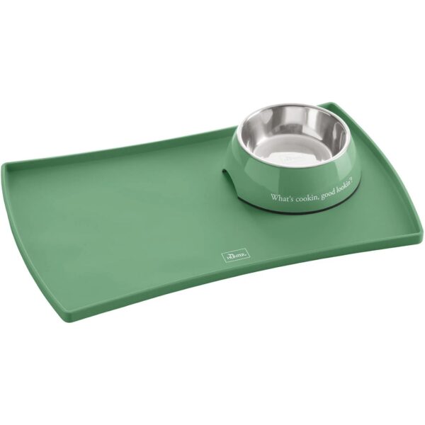 Hunter Sottociotole per Cani e Gatti Kington in Silicone Verde 48 x 30 cm