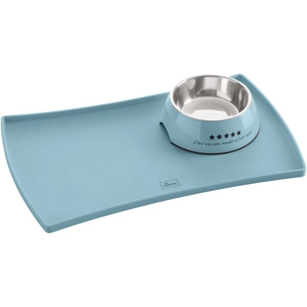 Hunter Sottociotole per Cani e Gatti Mayfair in Silicone Azzurro 48 x 30 cm