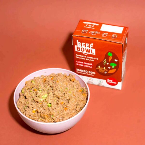 Dog Heroes Bowl Beef Manzo Cibo Fresco per Cani 390 g