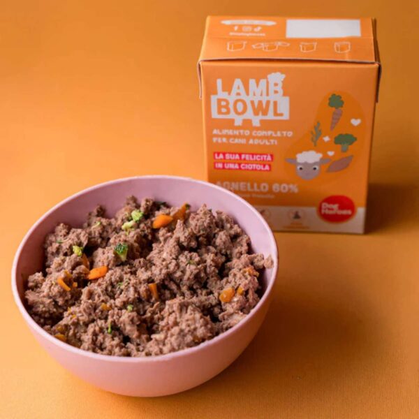 Dog Heroes Bowl Lamb Agnello Cibo Fresco per Cani 390 g