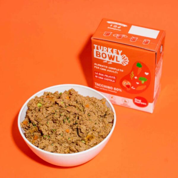 Dog Heroes Bowl Turkey Tacchino Cibo Fresco per Cani 390 g