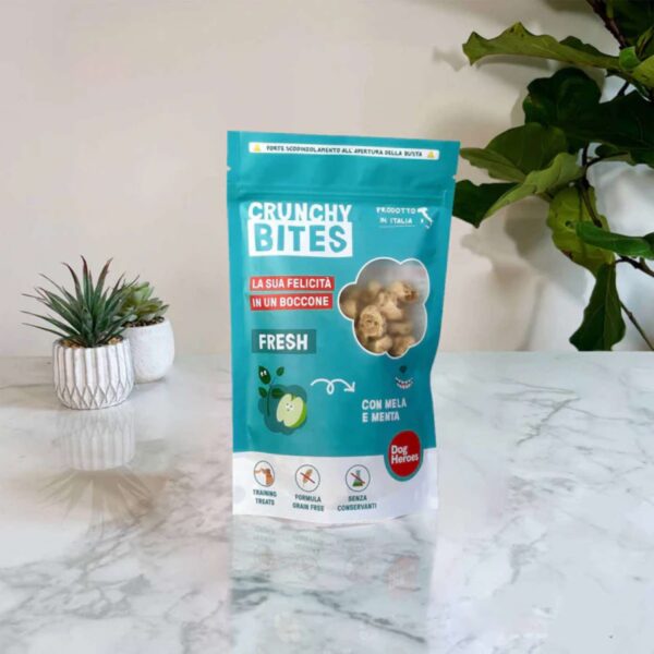 Dog Heroes Crunchy Bites Fresh Snack Naturali per Cani 80 g