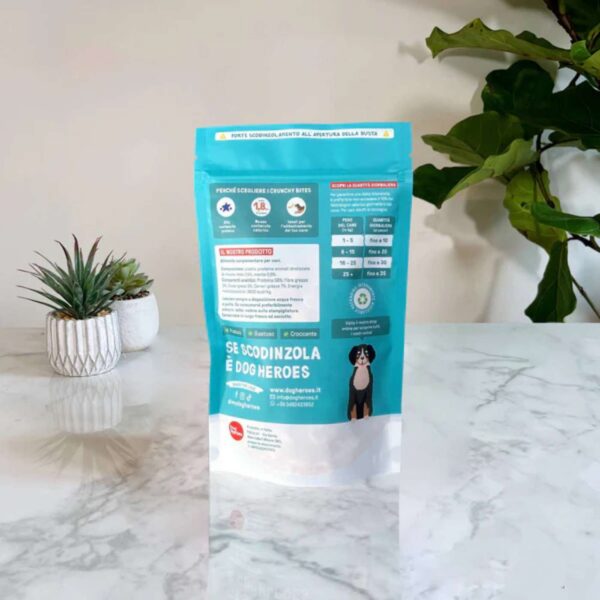Dog Heroes Crunchy Bites Fresh Snack Naturali per Cani 80 g